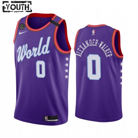 Maglia NBA New Orleans Pelicans Nickeil Alexander-Walker 0 Nike 2020 Rising Star Swingman - Bambino